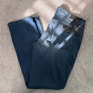 Fidelity Men's Dark Blue Relaxed Jeans